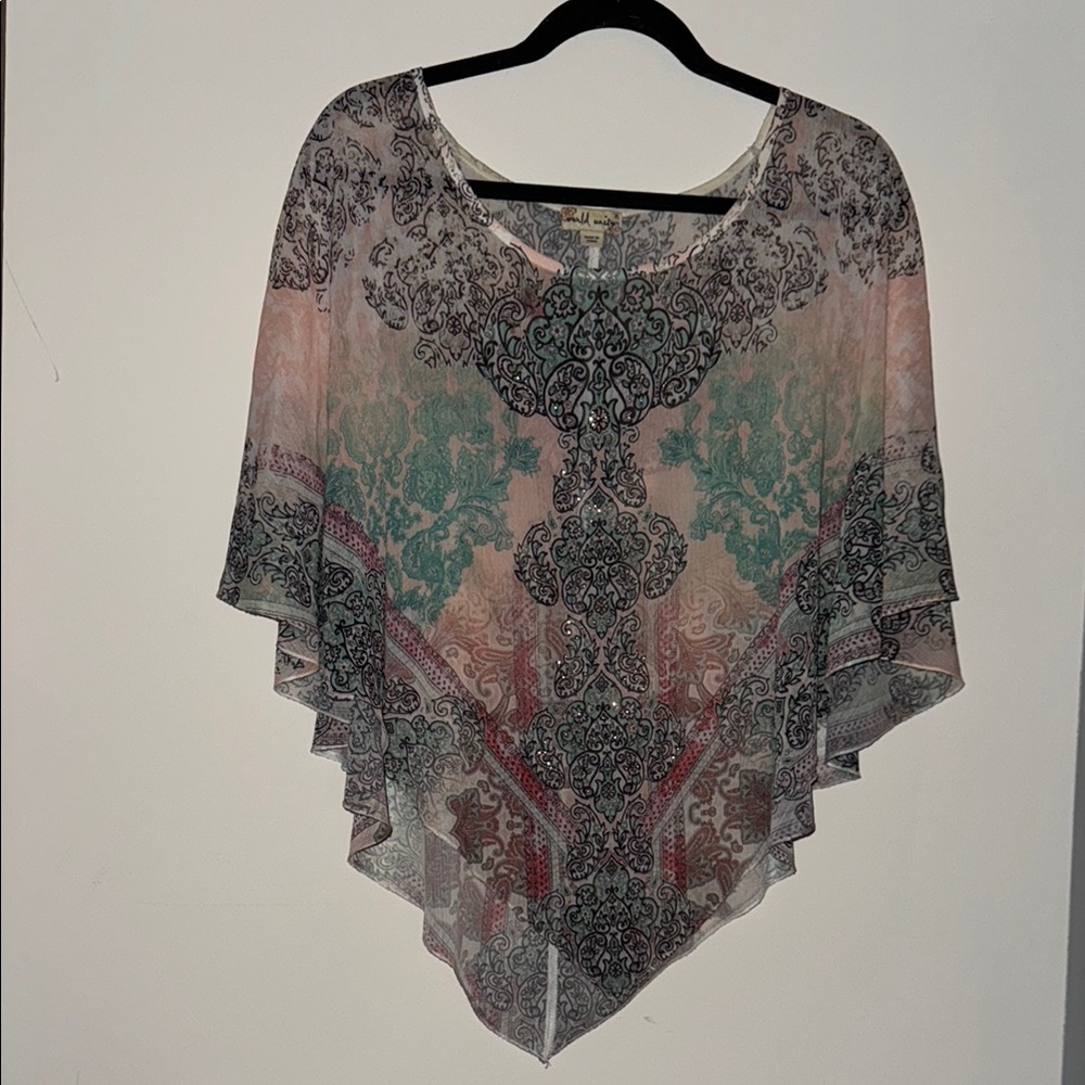 Boho Poncho Top